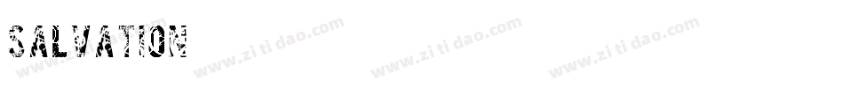 Salvation字体转换