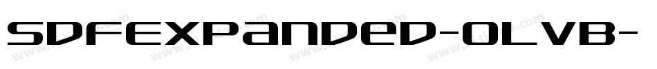 SdfExpanded-oLvB字体转换