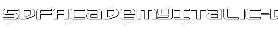 SdfAcademyItalic-dY9R字体转换