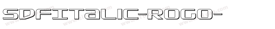 SdfItalic-rogO字体转换