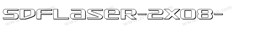 SdfLaser-2xO8字体转换
