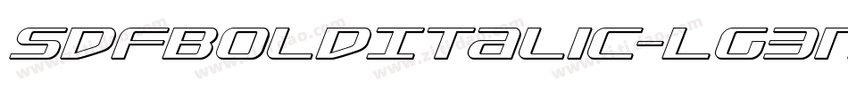 SdfBoldItalic-Lg3n字体转换