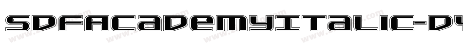 SdfAcademyItalic-dY9R字体转换