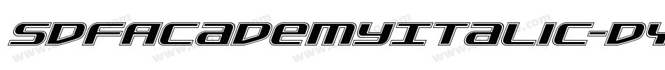 SdfAcademyItalic-dY9R字体转换