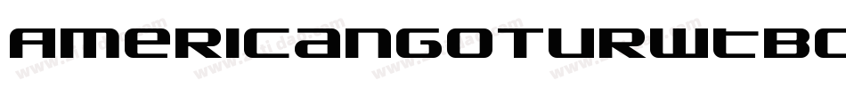 AmericanGotURWTBol字体转换