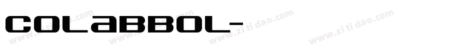 ColabBol字体转换