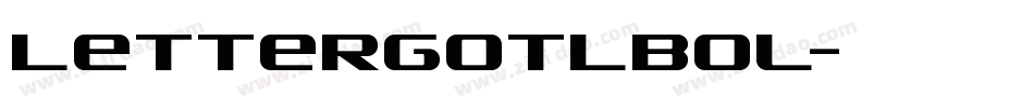 LetterGotLBol字体转换