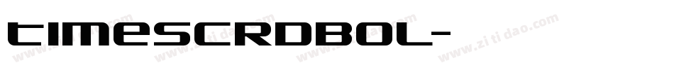 TimeScrDBol字体转换