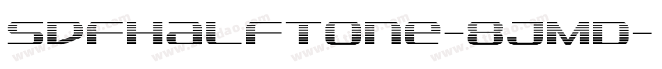 SdfHalftone-8JMD字体转换