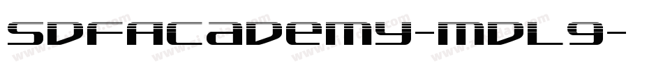 SdfAcademy-mdL9字体转换