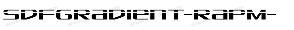 SdfGradient-RapM字体转换
