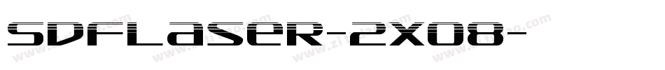 SdfLaser-2xO8字体转换