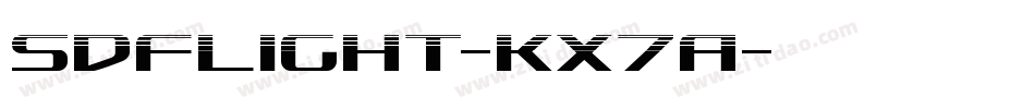 SdfLight-KX7A字体转换