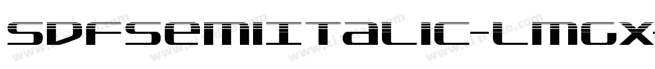 SdfSemiItalic-lmgX字体转换