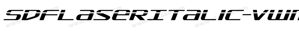 SdfLaserItalic-vWmM字体转换