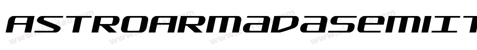 AstroArmadaSemiItali字体转换