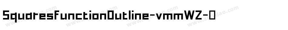 SquaresfunctionOutline-vmmWZ字体转换