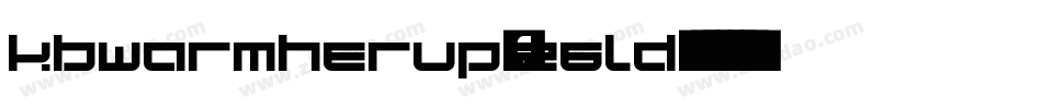 Kbwarmherup-26Ld字体转换