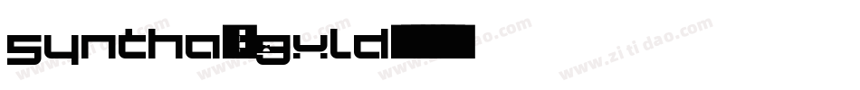 Syntha-lgxLd字体转换