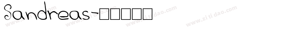 Sandreas字体转换