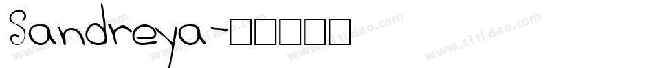 Sandreya字体转换