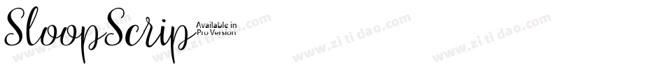 SloopScrip字体转换