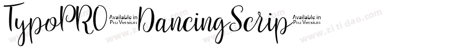 TypoPRO-DancingScrip字体转换