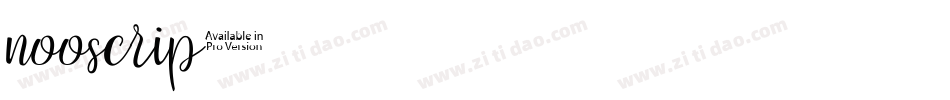 nooscrip字体转换