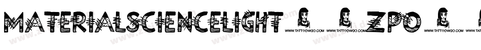 MaterialScienceLight-2zpo字体转换