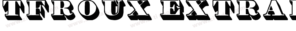 TFRoux-Extrabold字体转换