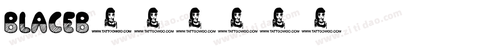BLACEB字体转换
