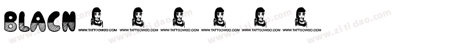 BLACN字体转换