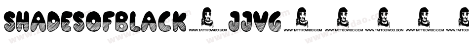 ShadesOfBlack-jjvG字体转换