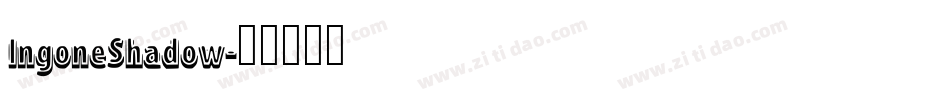 IngoneShadow字体转换