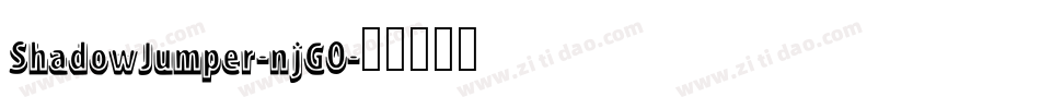ShadowJumper-njGO字体转换