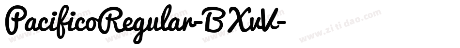 PacificoRegular-BXvV字体转换
