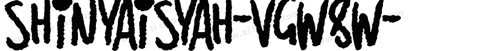 ShinyAisyah-VGW8w字体转换