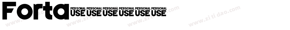 Forta字体转换