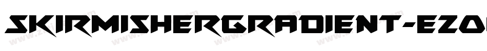 SkirmisherGradient-ezO6字体转换