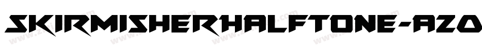 SkirmisherHalftone-azOR字体转换