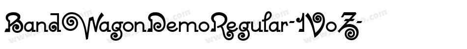 BandWagonDemoRegular-1VoZ字体转换