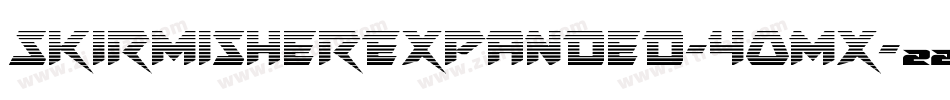 SkirmisherExpanded-4OMx字体转换