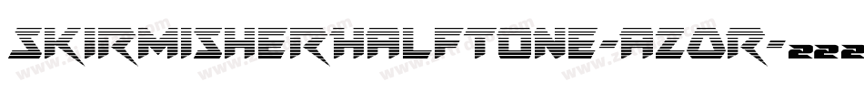 SkirmisherHalftone-azOR字体转换