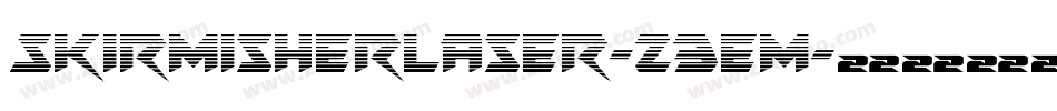 SkirmisherLaser-Z3em字体转换