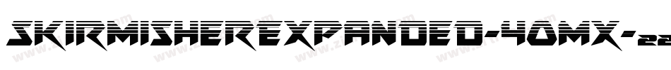 SkirmisherExpanded-4OMx字体转换