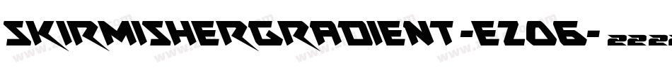 SkirmisherGradient-ezO6字体转换