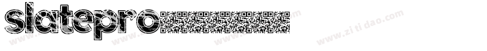 slatepro字体转换
