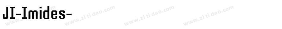 JI-Imides字体转换