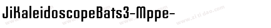 JiKaleidoscopeBats3-Mppe字体转换