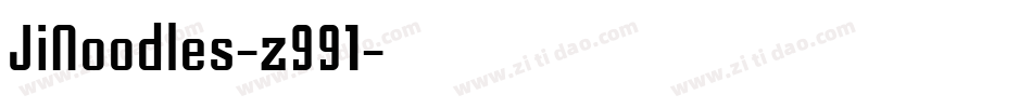 JiNoodles-z991字体转换